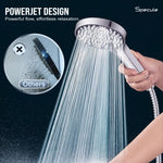 Load image into Gallery viewer, Penta Five Flow ABS Hand Shower with 1.5 Meter 304-grade SS Hose &amp; Hook
