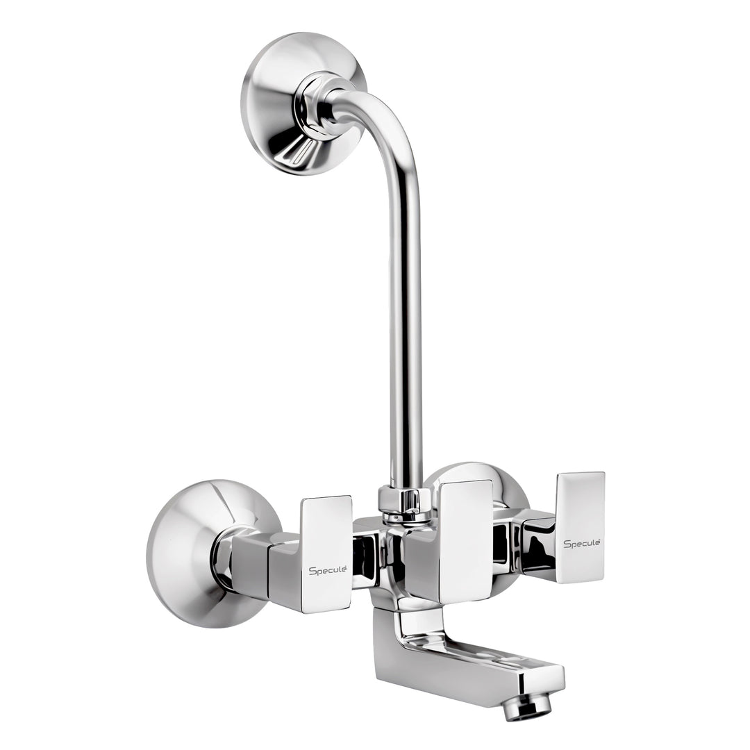 Cubix Wall Mixer Brass Faucet with L Bend – by Specule
