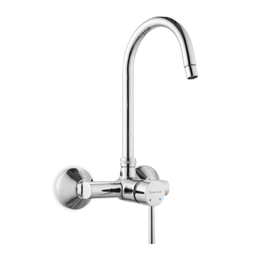 Flora Chrome finish sink mixer with swivel function for modern kitchen sinks by specule