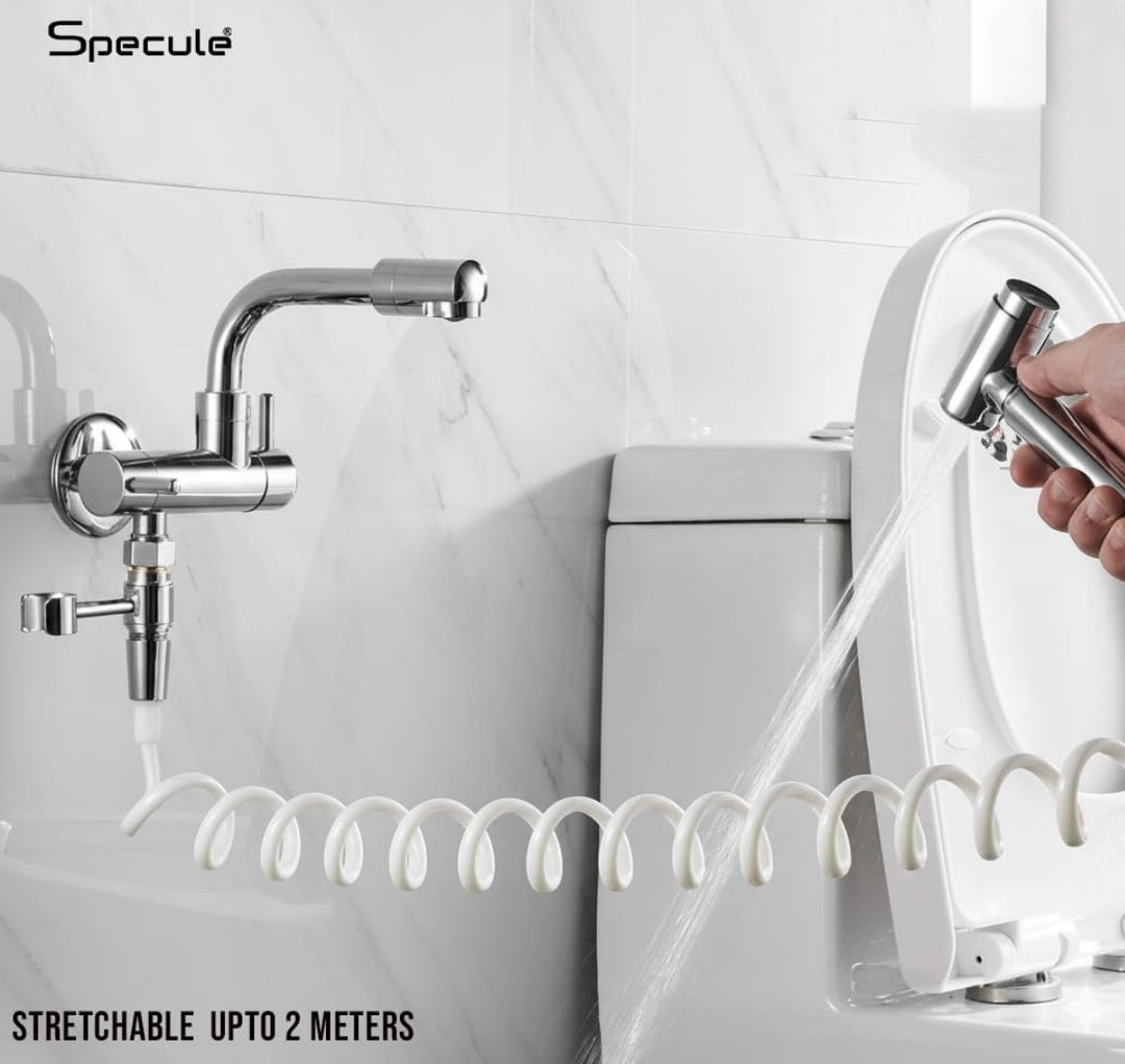 White Spring Shower Hose (2 meter) - by Specule