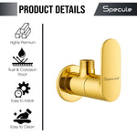 Load image into Gallery viewer, Coral Brass Gold Angle Valve Faucet - by Specule
