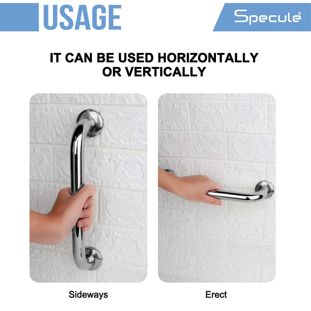 Grab Bar Stainless Steel (12 Inches) – by Specule