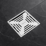 Load image into Gallery viewer, Specule Garnet Square Floor Drain 5x5 Inches – SS 304 Flat Cut with Cockroach Trap by Specule
