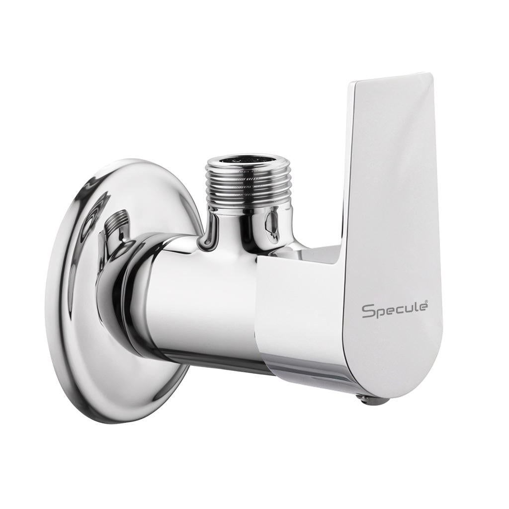 Nyra Brass Angle Cock Faucet in Chrome Finish by Specule