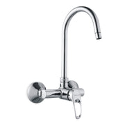 Opel Chrome finish sink mixer with swivel function for modern kitchen sinks