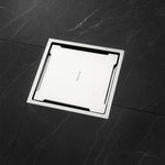 Load image into Gallery viewer, Specule Quartz Square Floor Drain 5x5 Inches – SS 304 Flat Cut with Cockroach Trap by Specule
