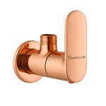 Load image into Gallery viewer, Coral Brass RoseGold Angle Valve Faucet - by Specule
