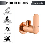 Load image into Gallery viewer, Coral Brass RoseGold Angle Valve Faucet - by Specule
