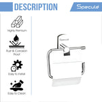 Load image into Gallery viewer, Creta Stainless Steel Toilet Paper Holder - by Specule
