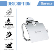 Round Stainless Steel Toilet Paper Holder - by Specule