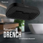 Load image into Gallery viewer, Drench Rain Shower Head Set in Matte Black Finish – Specule