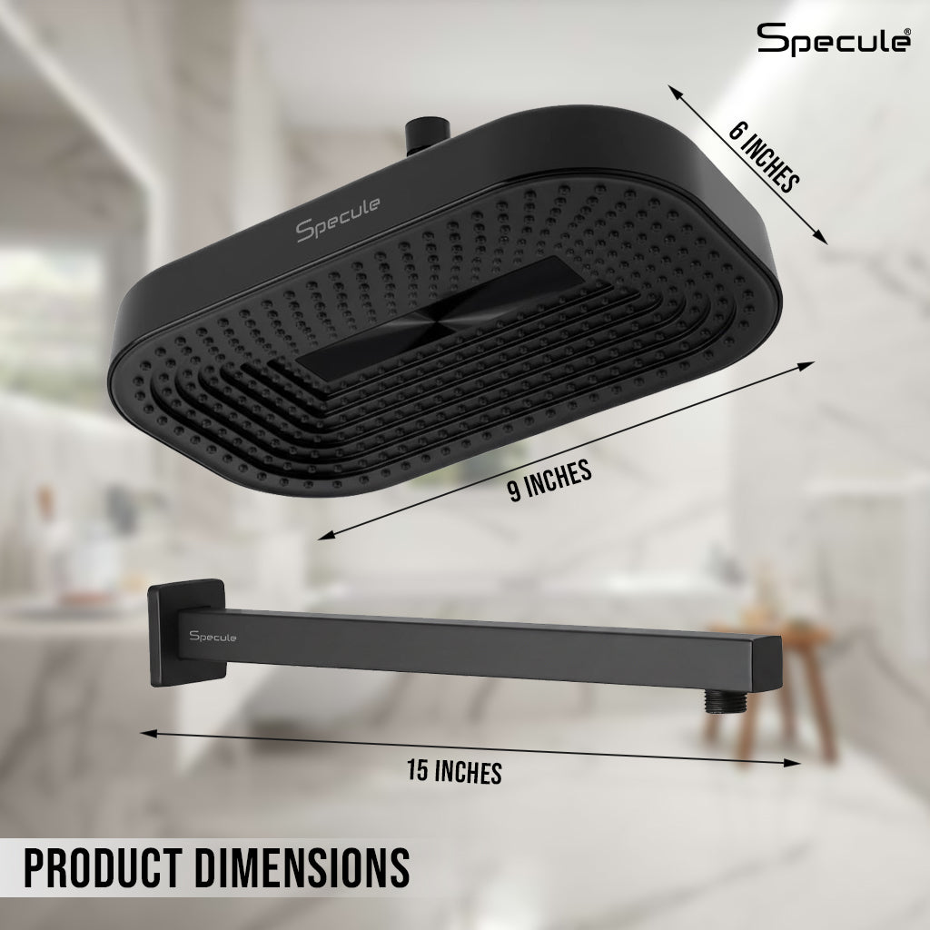 Drench model shower head rain with wide water coverage