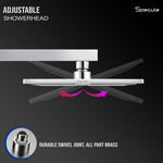 Load image into Gallery viewer, Maze Stainless Steel Overhead Shower (6 x 6 inches) – by Specule

