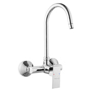 Square Single Lever Wall Mount Kitchen Sink Mixer Tap - by Specule