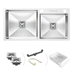 Load image into Gallery viewer, Specule 45x20 Handmade Smart Stainless Steel Kitchen Sink with Tap Hole


