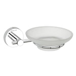 Load image into Gallery viewer, Aqua Stainless Steel and frosted Glass Soap Dish - by Specule
