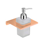 Load image into Gallery viewer, Stellar Stainless Steel/Glass Soap Dispenser (Rosegold)- by Specule
