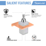 Load image into Gallery viewer, Stellar Stainless Steel/Glass Soap Dispenser (Rosegold)- by Specule
