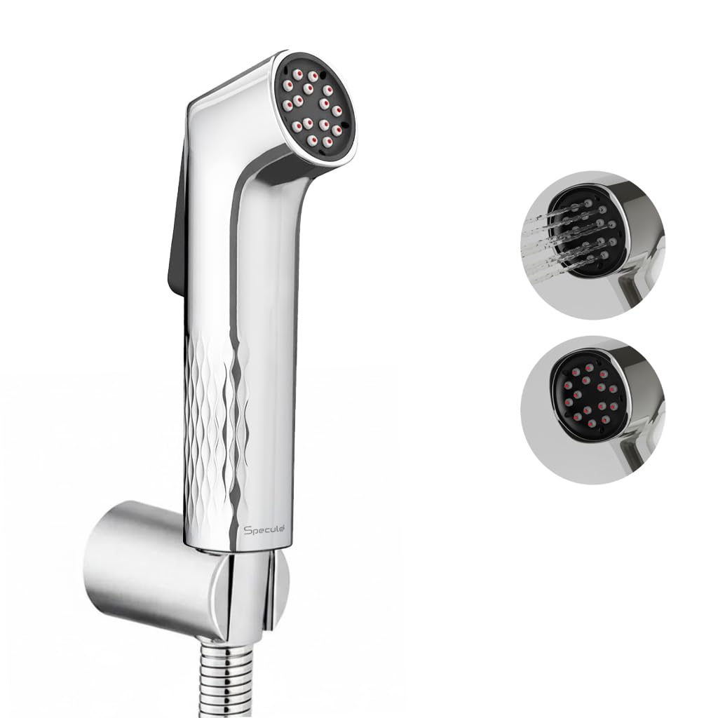 Specule jet spray health faucet with 1m SS hose chrome finish