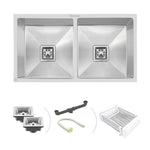 Load image into Gallery viewer, Specule 32x18 Handmade Smart Stainless Steel Kitchen Sink 


