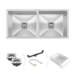 Load image into Gallery viewer, Specule 45x20 Handmade Smart Stainless Steel Kitchen Sinks


