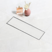 Stainless steel tile insert shower drain for bathroom floor