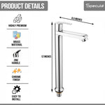 Load image into Gallery viewer, Topaz Tall Body Brass Wash Basin 12 Inches Pillar Tap – by Specule
