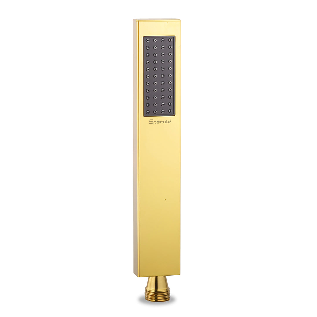 Breezo Single Flow Stainless Steel 304 Grade Hand Shower (Gold)