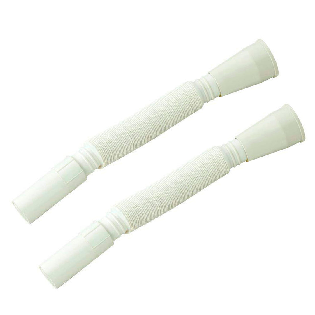 PVC White Flexible Waste Pipe (35 Inches) (Pack of 2) – By Specule