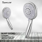 Load image into Gallery viewer, Zura Four flow ABS Hand Shower with 1.5 Meter 304-grade SS Hose &amp; Hook
