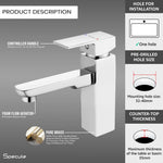 Load image into Gallery viewer, Cubix Single Lever Deck-mount Wash Basin Mixer Tap - by Specule
