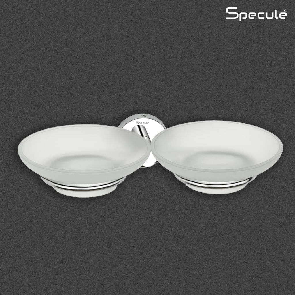 Aqua Stainless Steel Double Soap Dish - by Specule