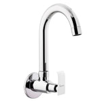 Load image into Gallery viewer, Lyric Sink cock Round Swivel Spout Brass (12 inches)- by Specule
