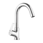 Load image into Gallery viewer, Topaz Swan Neck with Round Swivel Spout Brass (12 inches)- by Specule
