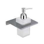 Load image into Gallery viewer, Stellar Stainless Steel/Glass Soap Dispenser (Black)- by Specule
