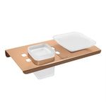 Load image into Gallery viewer, Stellar Stainless Steel Soap Dish With Tumbler Holder (RoseGold) – by Specule
