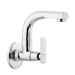 Load image into Gallery viewer, Angel Sink cock Round Swivel Spout Brass - by Specule
