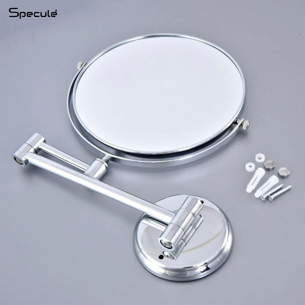 Round Brass Shaving Mirror (Chrome) – by Specule