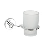 Load image into Gallery viewer, Aqua Stainless Steel and Glass Tumbler Holder – by Specule
