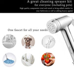 Load image into Gallery viewer, Economic Chrome Health Faucet with Dual Flow and 1 Meter 304-Grade SS Hose &amp; Hook

