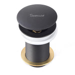Load image into Gallery viewer, Black Pop-up Waste Coupling (3 Inches) - by Specule

