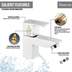 Load image into Gallery viewer, Cubix Wash Basin Pillar Tap – by Specule
