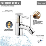 Load image into Gallery viewer, Flora Wash Basin Pillar Tap (3/4 Inches Cartridge) – by Specule
