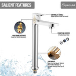 Load image into Gallery viewer, Alive Tall Body Brass Wash Basin 12 Inches Pillar Tap – by Specule

