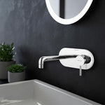 Load image into Gallery viewer, Flora Single Lever Wall-mount Wash Basin Mixer Tap (Complete Set) - by Specule
