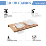 Load image into Gallery viewer, Stellar Stainless Steel Soap Dish With Tumbler Holder (RoseGold) – by Specule
