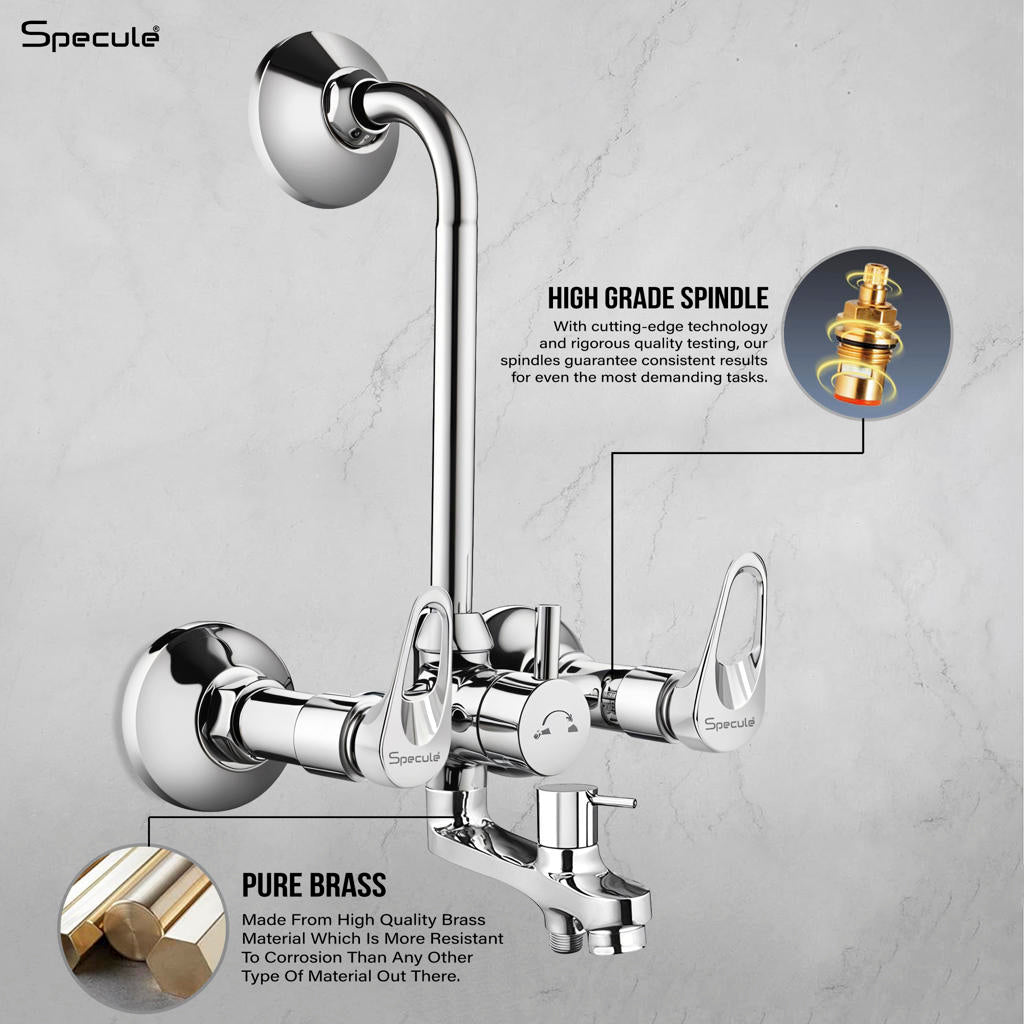 Opel 3-in-1 Wall Mixer Tap – by Specule
