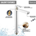 Load image into Gallery viewer, Ornamix Tall Body Brass Wash Basin 12 Inches Pillar Tap – by Specule
