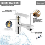 Load image into Gallery viewer, Lyric Wash Basin Pillar Tap – by Specule
