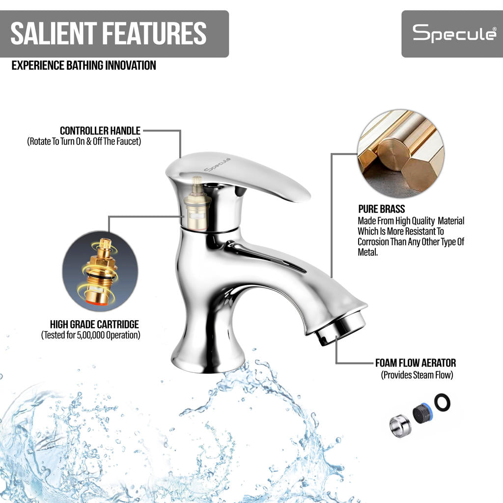 Softy Wash Basin Pillar Tap – by Specule
